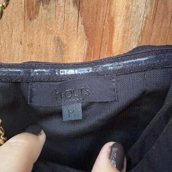 H:ours Black Dress (Size M) - Picture 3 of 4